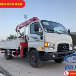 Xe tải Hyundai 110S 7 Tấn Gắn Cẩu UNIC UR-V344 3 Tấn 4 Khúc